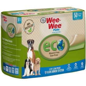 Four Paws Wee (Option: Wee Pads  Eco  50 Pack)