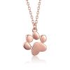 Gold Silver Cat Paw Necklace Dog Footprint Pendant Chain for Women Gift Cute Animal Jewelry SCN275