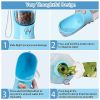 3 in1 Dog Outdoor Water Bottle,Portable Water Dispenser with Food Container,Poop Bag√ó3,Carbon Filter√ó2,Leak Proof Lock for Cat,Puppy and Other Pets